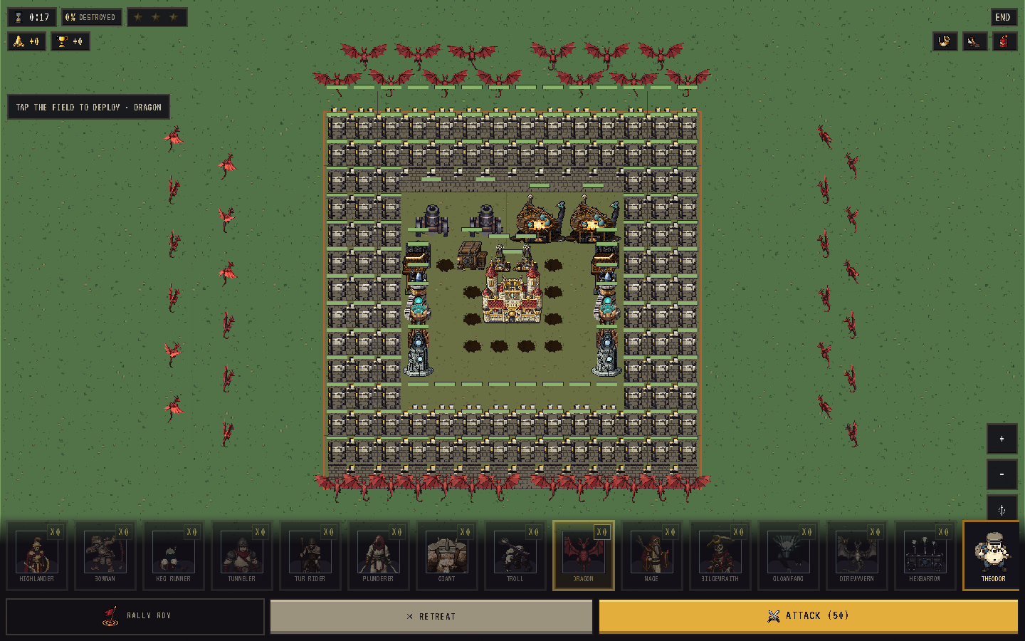 Choosing where to drop troops during the deploy window